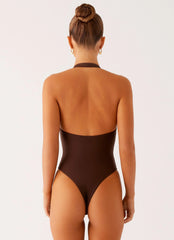 Delia One Piece Swimsuit - Chocolate