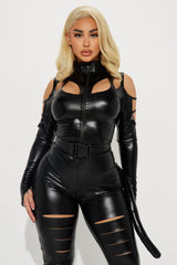 Cat Fight Babe 3 Piece Costume Set - Black