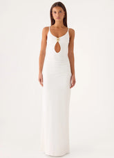 Inez Maxi Dress - White