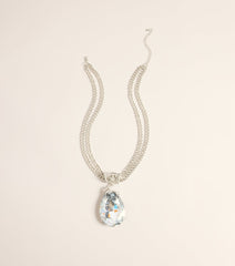Major Drop Pendant Statement Necklace