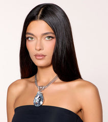 Major Drop Pendant Statement Necklace