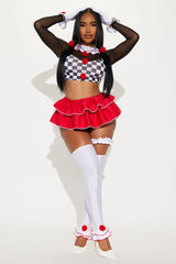 Silly As A Clown 8 Piece Costume Set - Black/combo