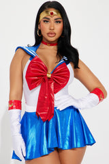 Moon Power Princess 5 Piece Costume Set - White/combo