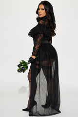 Bride To Be 6 Piece Costume Set - Black