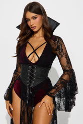 I Want To Suck 3 Piece Costume Set - Black/combo
