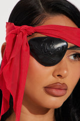 Out At Sea Pirate 4 Piece Costume Set - Black/combo