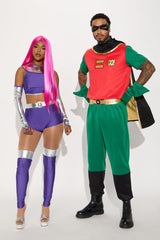 Trustworthy Titan 6 Piece Costume Set - Green/combo