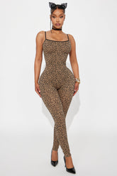Feline Fatale 3 Piece Costume Set - Brown/combo