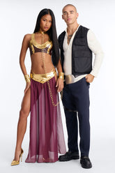 Galaxy Heartthrob 3 Piece Costume Set - Green/combo