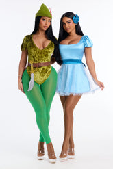 Neverland Nymph 3 Piece Costume - Blue
