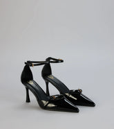 Point Taken Closed Toe Buckle Pumps