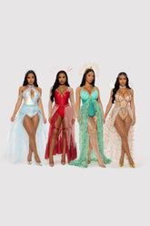 Constellation Nymph 2 Piece Costume Set - Silver