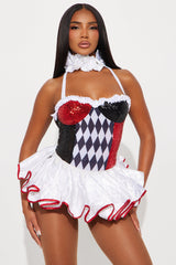Clownin' Around 3 Piece Clown Halloween Costume - Red/combo