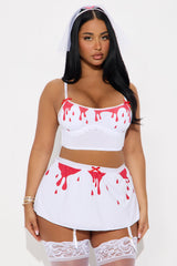 Til Death Do Us Part Bride 3 Piece Costume Set - White