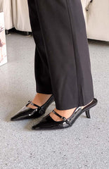 Therapy Parlour Black Patent Heels
