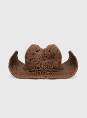Anistyn Woven Cowboy Hat Tan