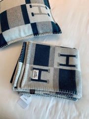 BLANKET 170 CM IN COLORFUL WOOL AND CASHMERE 689473