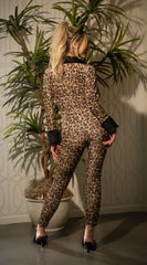 Wild Instinct Leopard Bodysuit Costume - Image 4