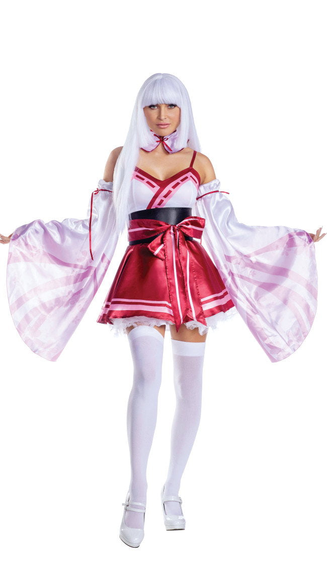 Sakura Shrine Maiden Costume - Image 1