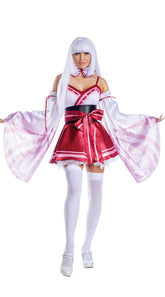 Sakura Shrine Maiden Costume - Image 1