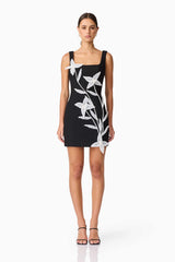 Ilaria Party Mini Dress in Black
