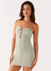 Love Affair Mini Dress - Sage