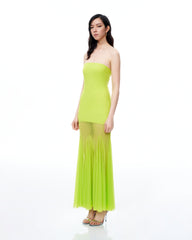 Thalassa Mesh Dress - Lime Green