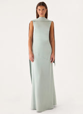 Line By Line Maxi Dress - Sage