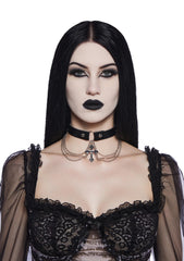 Deep Devotion Cross Choker