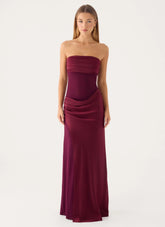 Charmaine Maxi Dress - Deep Maroon