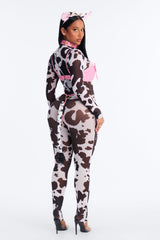 Sexy Mood 7 Piece Costume Set - Black/White