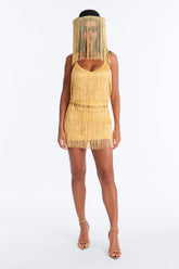 Sexy Cousin Creeper 4 Piece Costume Set - Taupe
