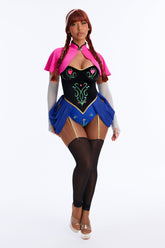 Coronation Day Princess 5 Piece Costume Set - Pink/combo