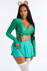 Theodore's Daydream 5 Piece Costume Set - Green/combo