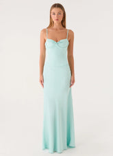 Merritt Maxi Dress - Aqua