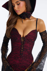 Bloodlust Beauty 5 Piece Costume Set - Black/Red
