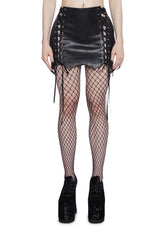 Living In Darkness Mini Skirt