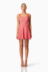 Heartthrob Mini Dress In Red
