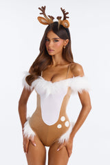 Antler Tease 3 Piece Costume Set - Tan/Multi