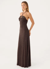 Summer Dream Maxi Dress - Chocolate