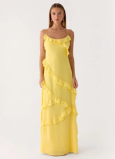 Mishal Maxi Dress - Bright Lemon