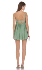 Ophelia Embellished Mini Dress