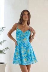Beachlight Mini Dress Blue