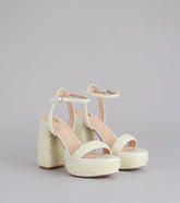 Here Comes The Glow Pearl Heels