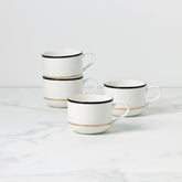 Make It Pop Black & White Mugs, Set of 4