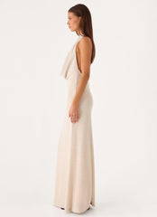 Worst Behaviour Knit Maxi Dress - Ivory