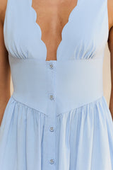 Chasing Daylight Maxi Dress Blue