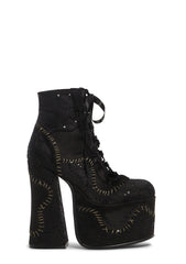 Lover’s Duet Platform Boots - Black