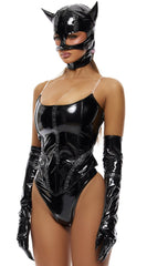 Vinyl Cat Mask and Glove Set - Image 1