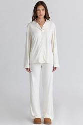 Ivory Soft Modal Pajama Set